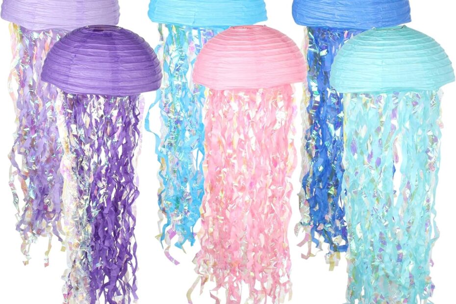 Dive into Fun: Review of Hitefu 6 Packs Jellyfish Paper Lanterns for Your Ocean-Themed Party!