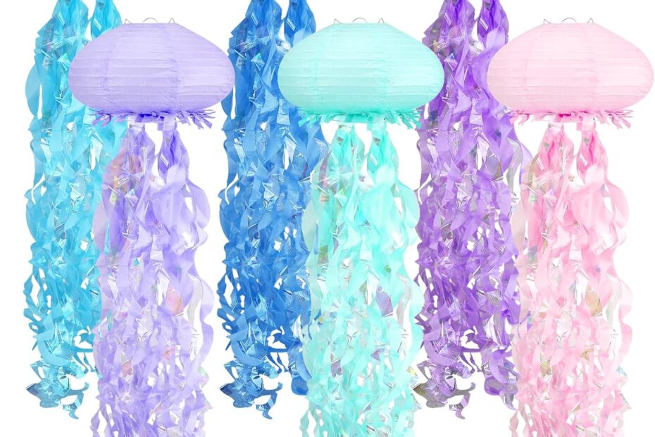 Dive into Fun: Review of Jellyfish Paper Lanterns for Magical Mermaid Parties