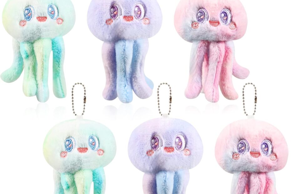 Dive into Fun: Review of Niceup's Adorable Jellyfish Plush Keychains!