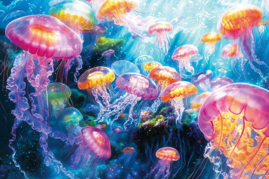 Dive into Fun: Review of the 1000 Piece Colorful Jellyfish Jigsaw Puzzle for Adults