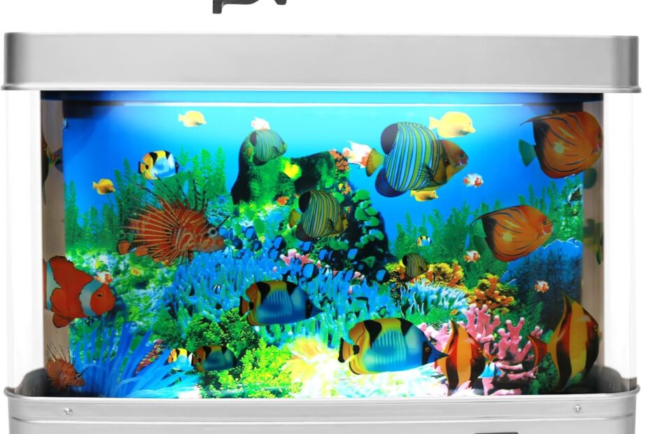 Dive into Fun: The Ultimate Mini Crib Aquarium Lamp for Kids and Cat Lovers!