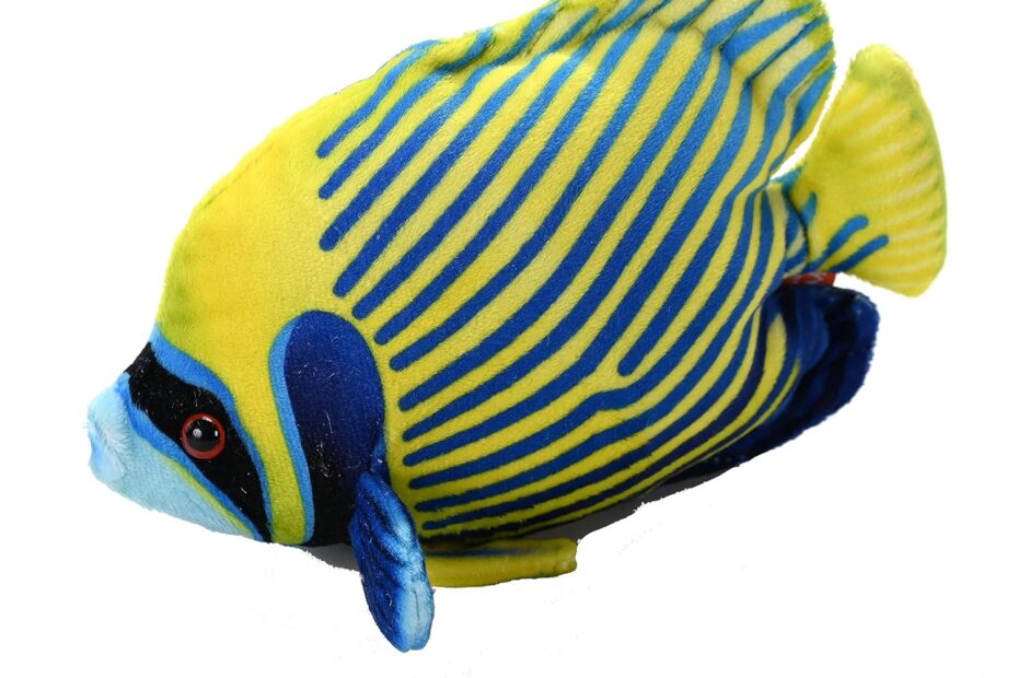 Dive into Fun: The Wild Republic Coral Reef Emperor Angelfish Plush Toy Review!