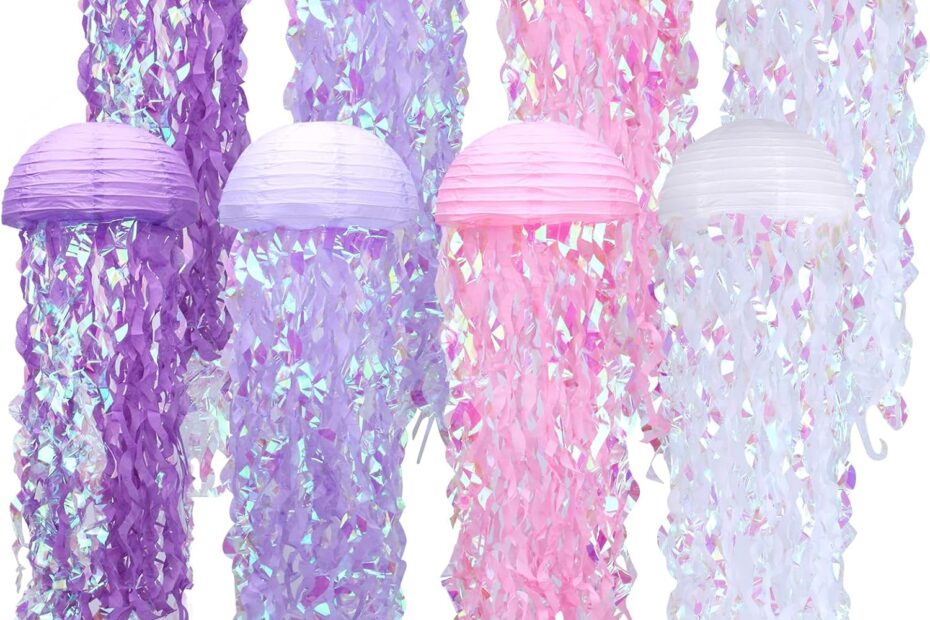 Dive into Fun: Top Review of 8-Pc Jellyfish Lanterns for Your Under The Sea Celebration!