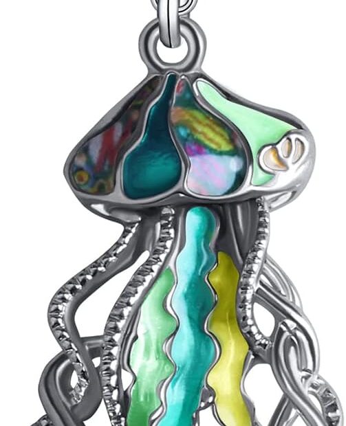 Dive into Style: Review of the DUOWEI Enamel Octopus Jellyfish Necklace