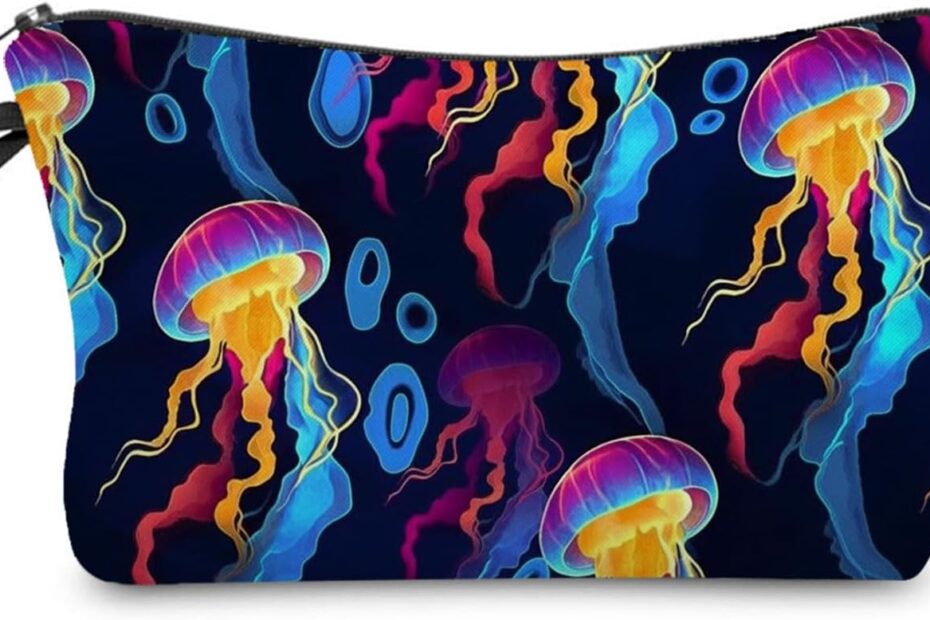 Dive into Style: Reviewing the Adorable Jellyfish Makeup Bag!