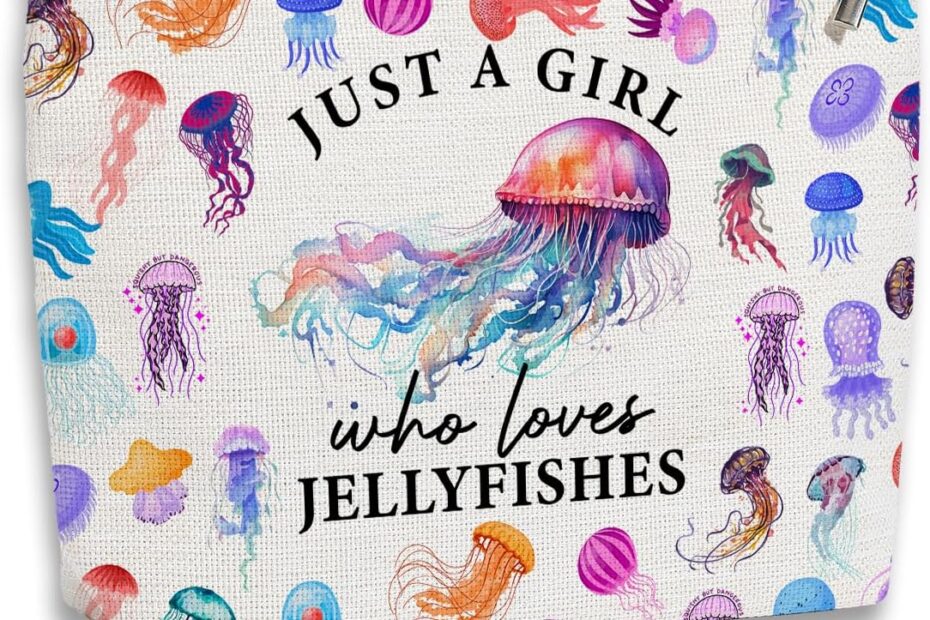 Dive into Style: The Perfect Jellyfish Makeup Bag for Marine Animal Lovers!