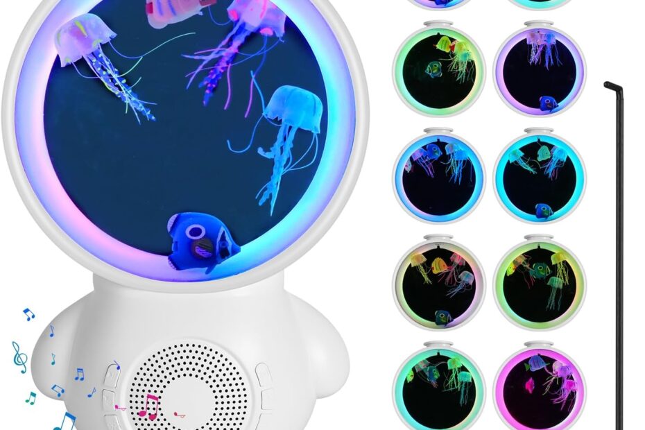 Dive Into Tranquility: Review of the Astronaut Jellyfish Lamp with Bluetooth Speaker & Soothing Sounds