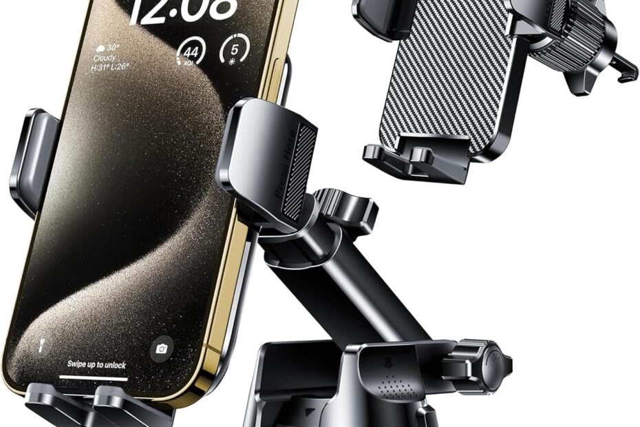 Drive Smart: A Review of the Qifutan Dash Mounted Phone Holder for Your Car