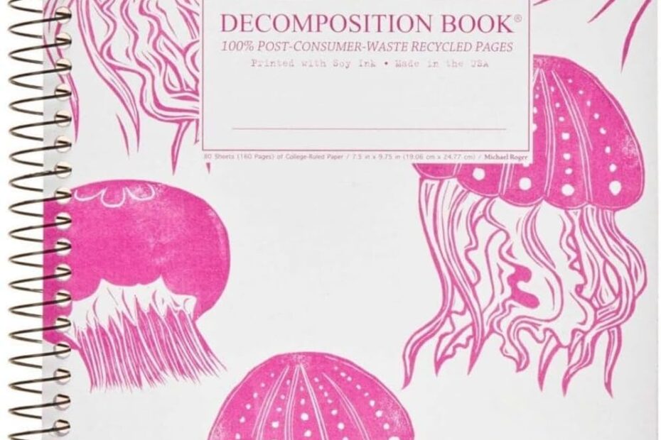 Eco-Friendly Fun: Review of the Decomposition Jellyfish Spiral Notebook