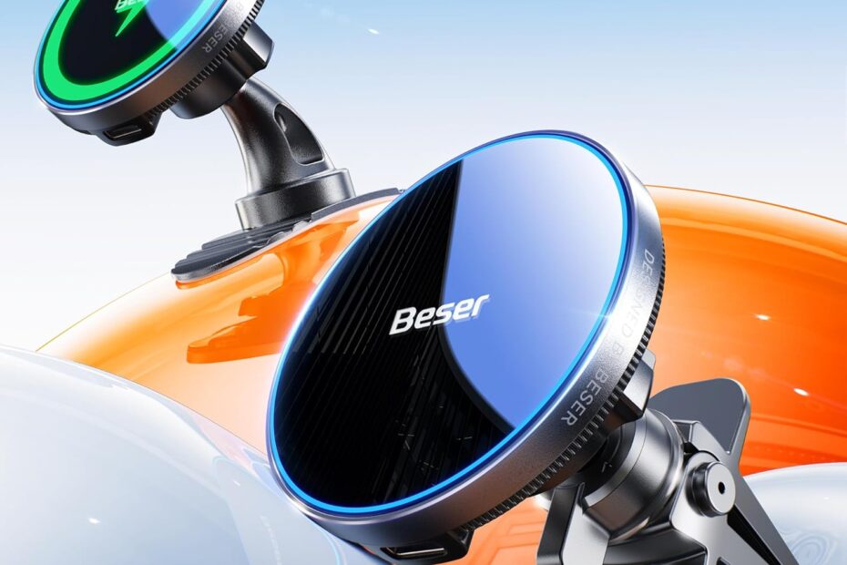 Effortless Charging on the Go: Review of the Beser MagSafe Car Charger Mount