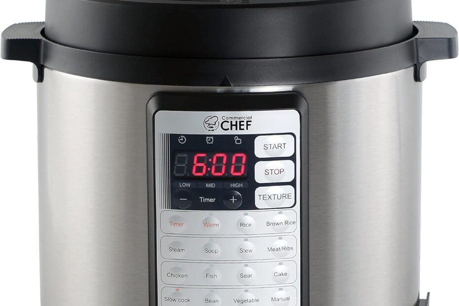 Effortless Cooking: A Review of the Commercial Chef Electric Pressure Cooker 6.3 Quarts