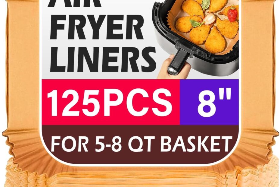 Effortless Cooking: Review of 125 Disposable Air Fryer Liners for Mess-Free Meals!