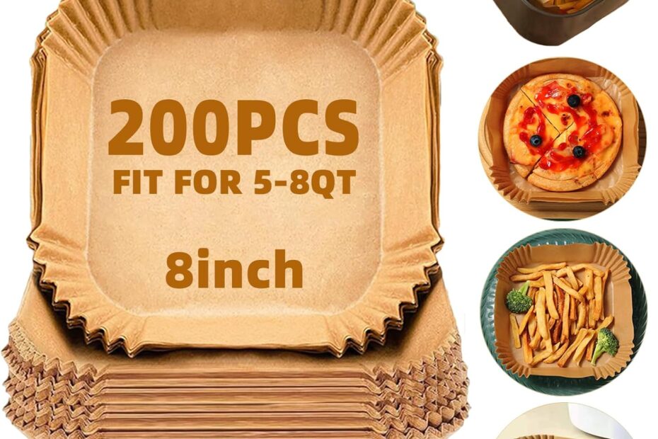 Effortless Cooking: Review of LYHOLKEER 200-Count Air Fryer Liners!