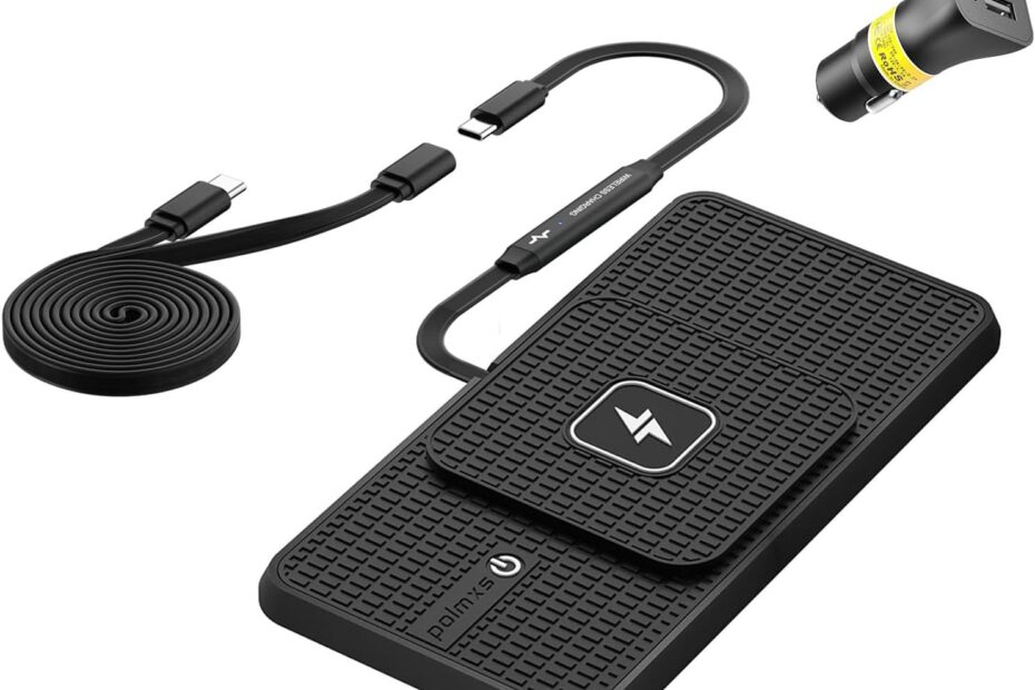 Effortless Power: POLMXS Wireless Charger for Your Car Review!