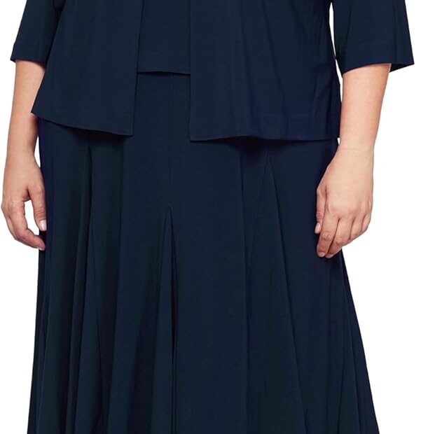 Elegance Unveiled: Review of Alex Evenings' Sequin-Trimmed Jacket Dress
