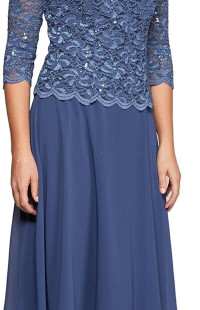 Elegance Unveiled: Reviews of the Alex Evenings Tea Length Mother of the Bride Gown