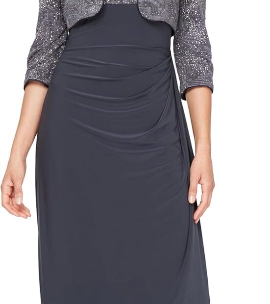 Elegant Style: Review of the Alex Evenings Women's Empire Waist Bolero Jacket Dress