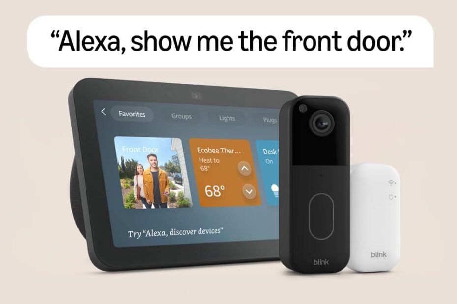 Elevate Home Security: Echo Show 8 & Blink Video Doorbell Review