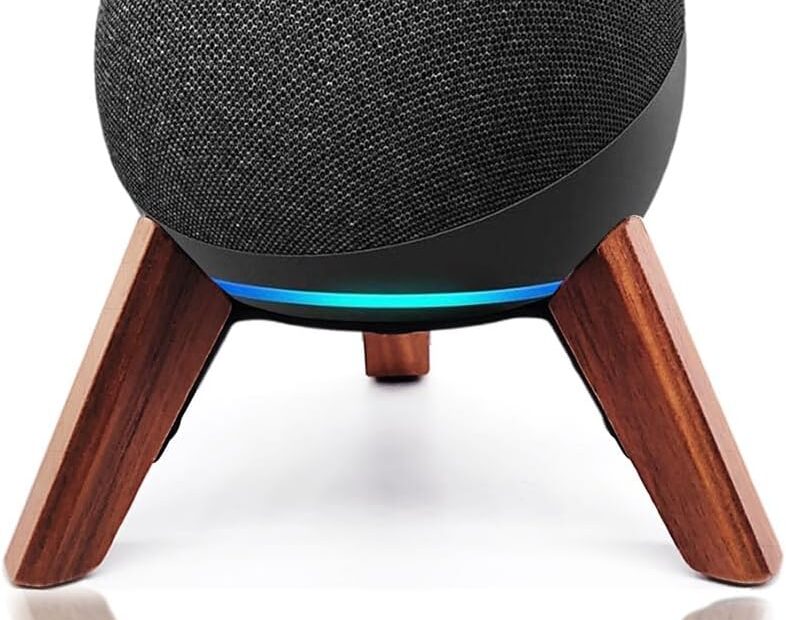 Elevate Your Echo Dot: The Perfect Real Wood Stand for Enhanced Sound and Stability
