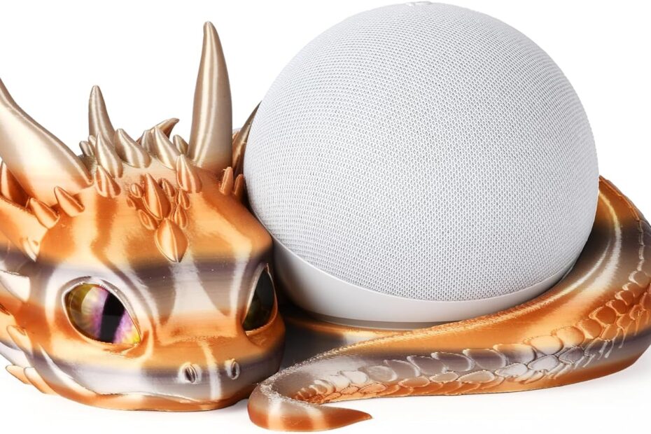 Elevate Your Echo Dot: The Stunning Dragon Stand Review
