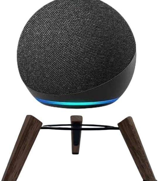 Elevate Your Echo Dot: The Ultimate Real Wooden Tripod Stand Review