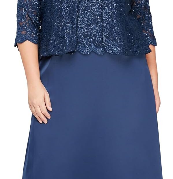 Elevate Your Elegance: Alex Evenings Plus Size A-Line Dress Review