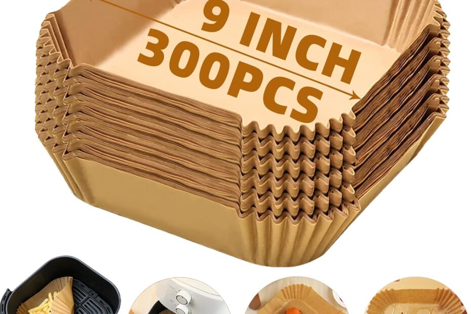 Elevate Your Frying Game: 300PCS Air Fryer Liners Review