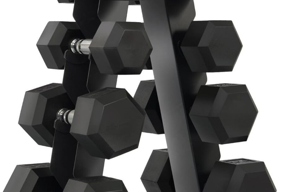 Elevate Your Home Workout: Review of the Rubber Coated Hex Dumbbell Weight Set