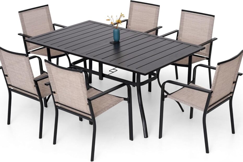 Elevate Your Outdoor Dining: Review of the 7-Piece Patio Set