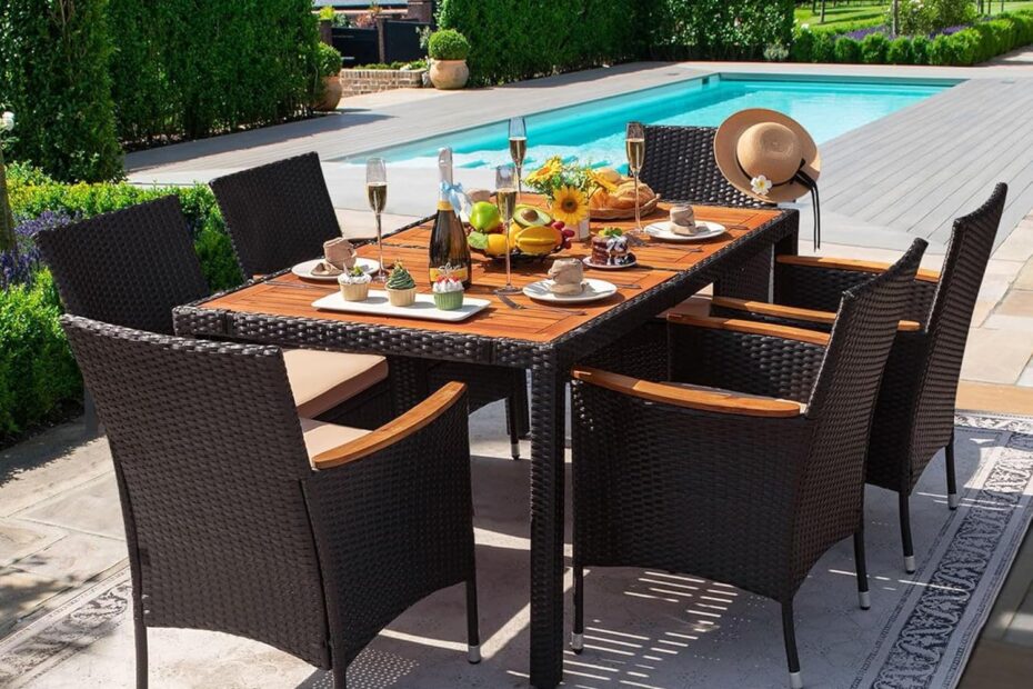 Elevate Your Outdoor Experience: Devoko 7 PCS Patio Set Review