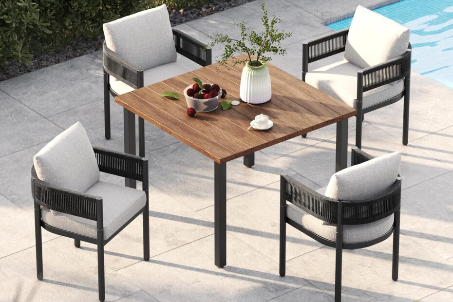 Elevate Your Outdoor Experience: Review of the Grand Patio 5-Piece Dining Set