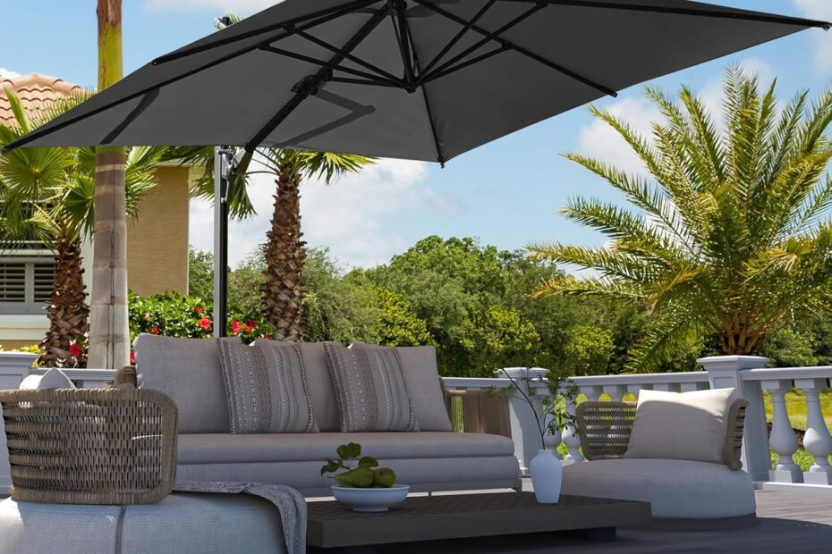 Elevate Your Outdoor Experience: The Ultimate Luxury 10' X 10' Cantilever Patio Umbrella Review