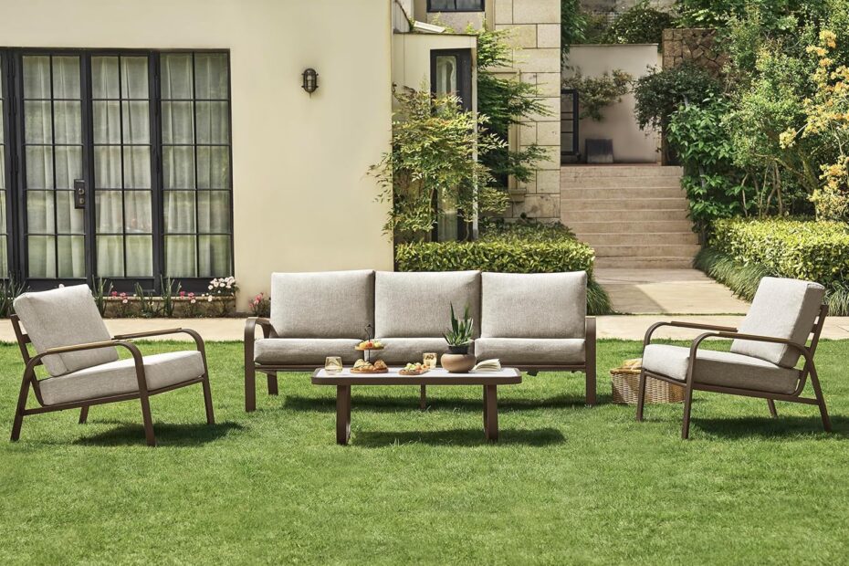 Elevate Your Outdoor Oasis: EAST OAK 5-Seat Patio Furniture Set Review