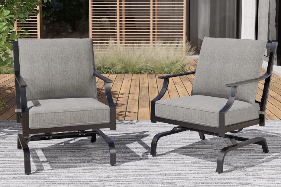Elevate Your Outdoor Relaxation: Review of the Grand Patio 2-Piece Motion Chair Set