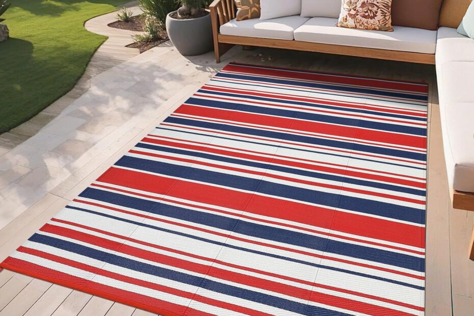 Elevate Your Outdoor Space: A Review of the GarveeHome 8x10 Plastic Straw Rug