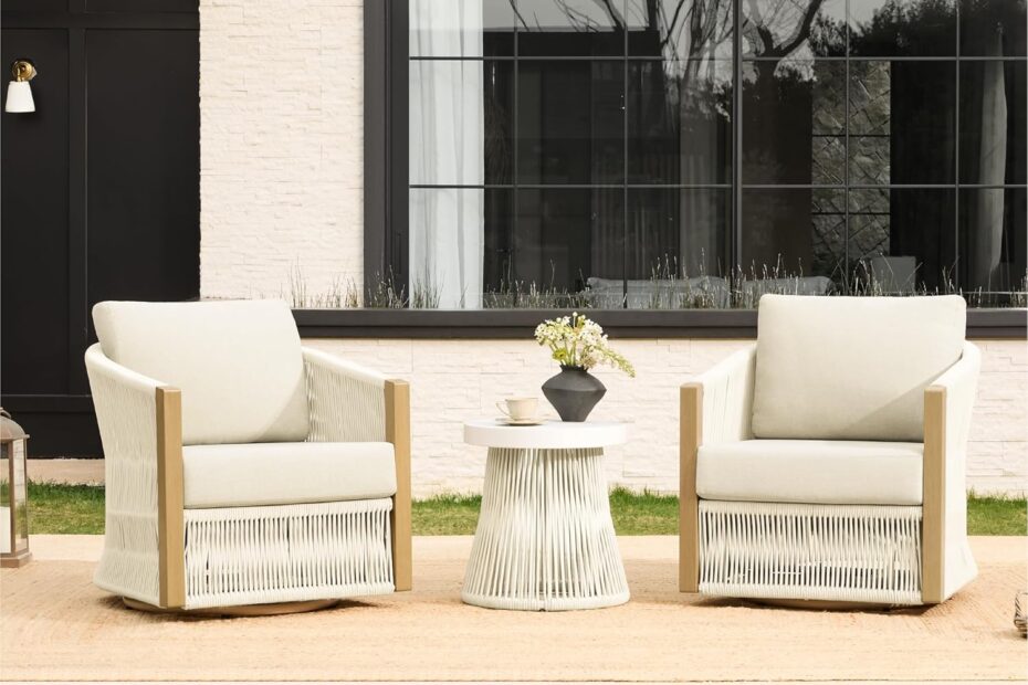 Elevate Your Outdoor Space: CHITA Boho Rattan Bistro Set Review