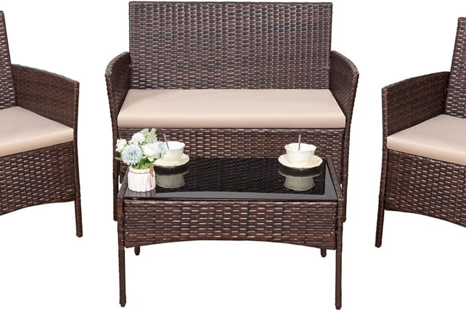 Elevate Your Outdoor Space: Devoko 4-Piece Patio Furniture Set Review