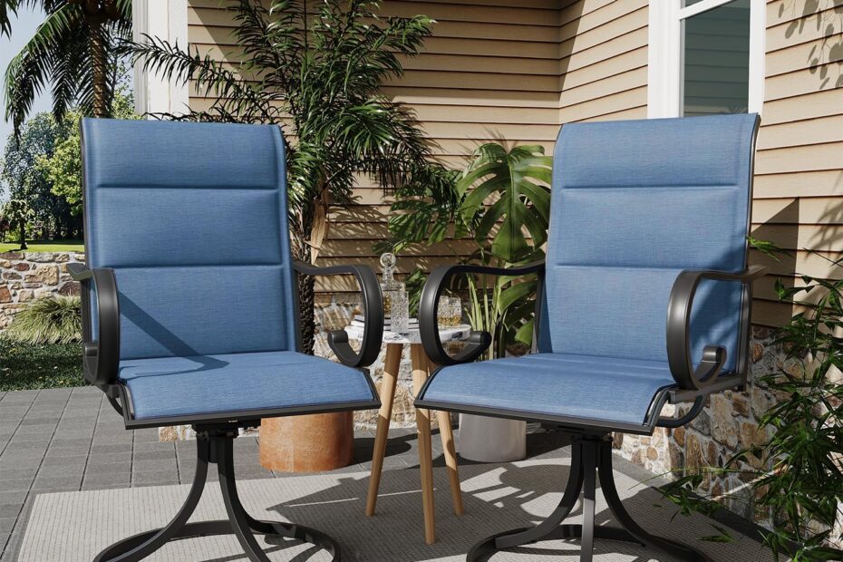 Elevate Your Outdoor Space: MELLCOM Patio Swivel Chair Set Review