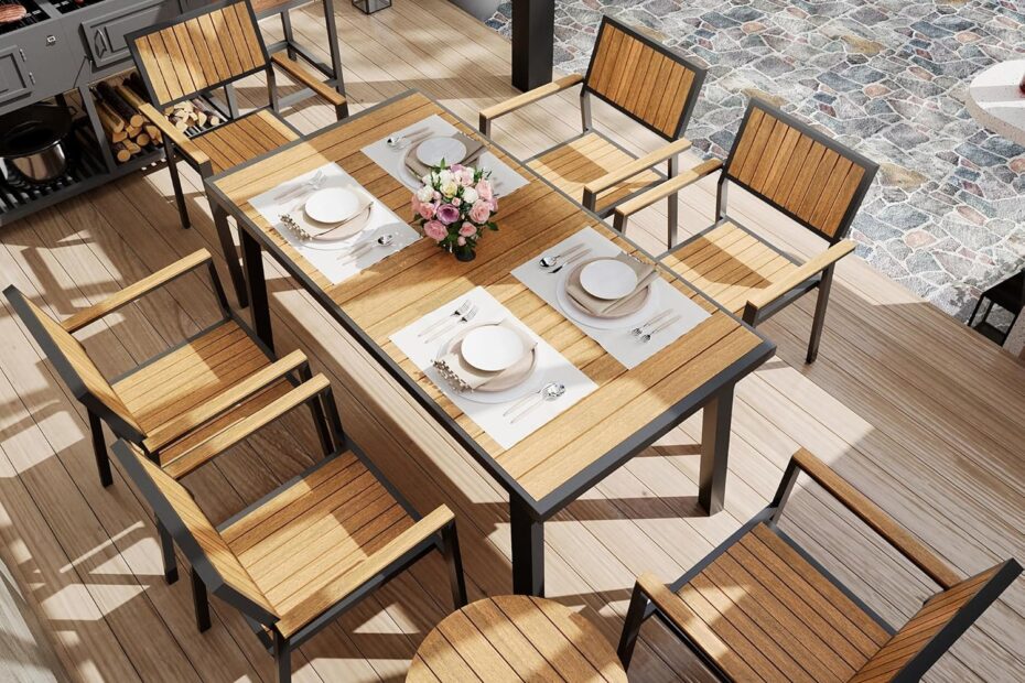 Elevate Your Outdoor Space: Pamapic 8-Piece Patio Dining Set Review