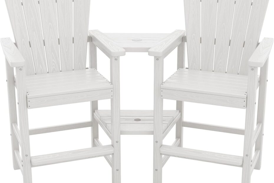 Elevate Your Outdoor Space: Review of SERWALL Tall Adirondack Chairs Set