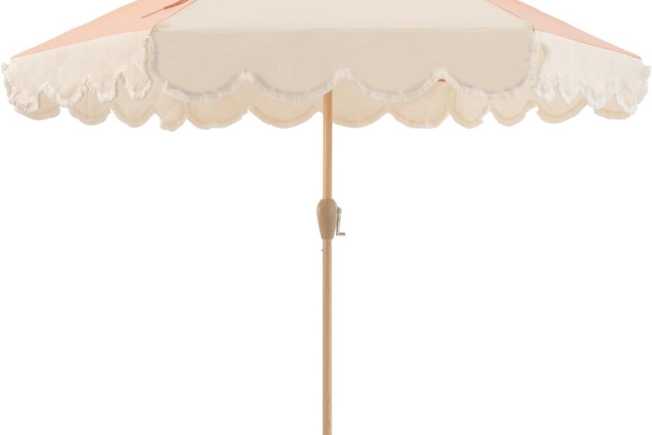 Elevate Your Outdoor Space: Review of Tempera 9ft Scalloped Patio Umbrella