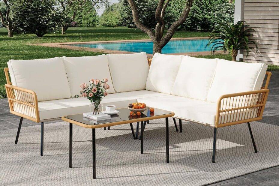Elevate Your Outdoor Space: Review of the Wicker 4-Piece Patio Furniture Set