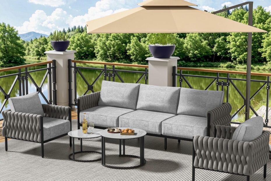 Elevate Your Outdoor Space: The Ultimate 5 Piece Modern Patio Furniture Set Review