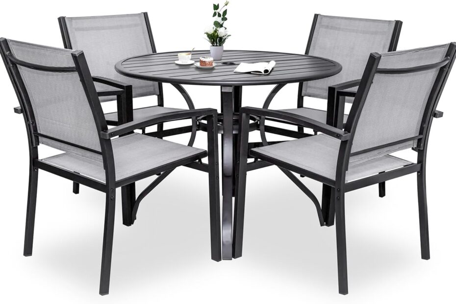 Elevate Your Outdoors: LEVELEVE 5-Piece Patio Dining Set Reviewed!