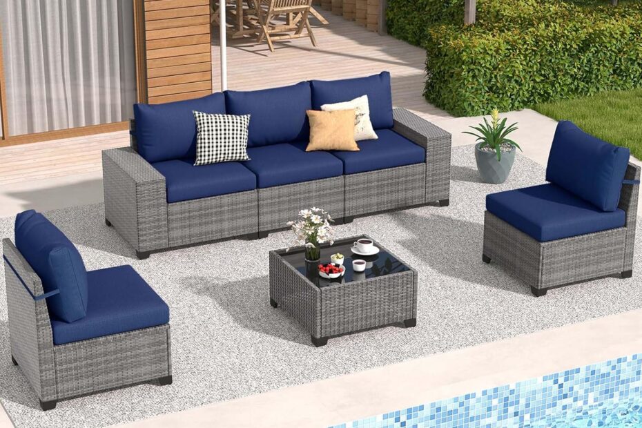 Elevate Your Outdoors: Review of the JOIVI 6-Piece Rattan Patio Furniture Set