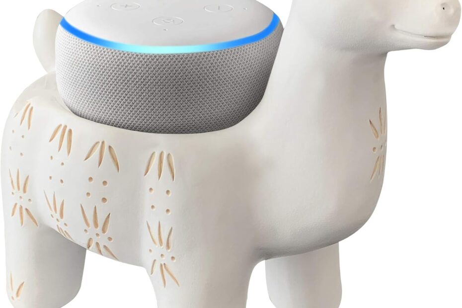 Elevate Your Sound: The Dekodots Llama Stand for Echo Dot & Google Home Mini
