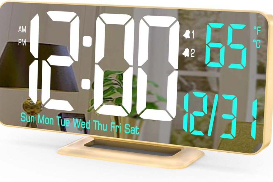 Elevate Your Space: Review of the KOSUMOSU Dual Alarm Clock