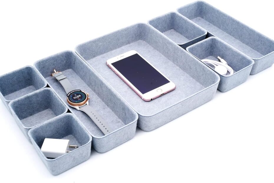 Elevate Your Space: Review of Welaxy's Chic Felt Drawer Organizers