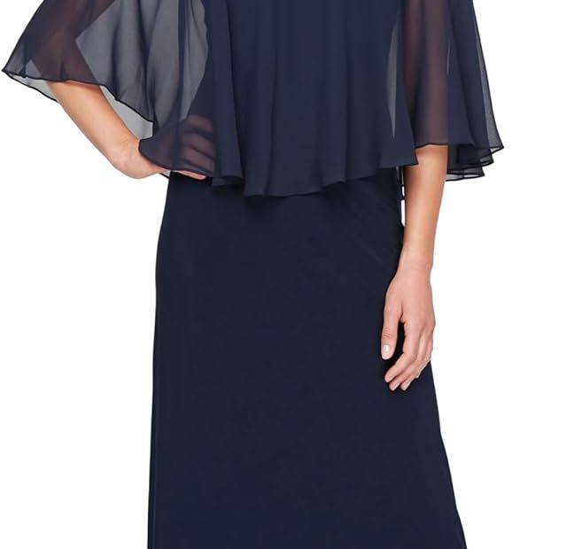 Elevate Your Style: Alex Evenings Cold Shoulder Popover Dress Review