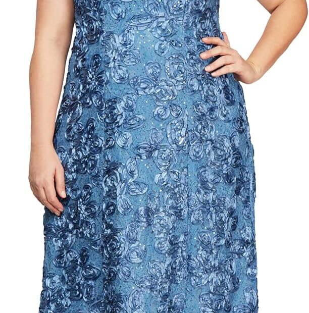 Elevate Your Style: Review of the Alex Evenings Plus Size Tea Length Dress